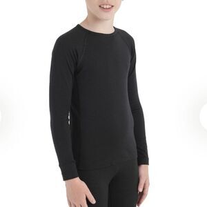 Icebreaker Bodyfit Kids Merino 200 Long Sleeve Crew Thermal Top Size 11-12 Years
